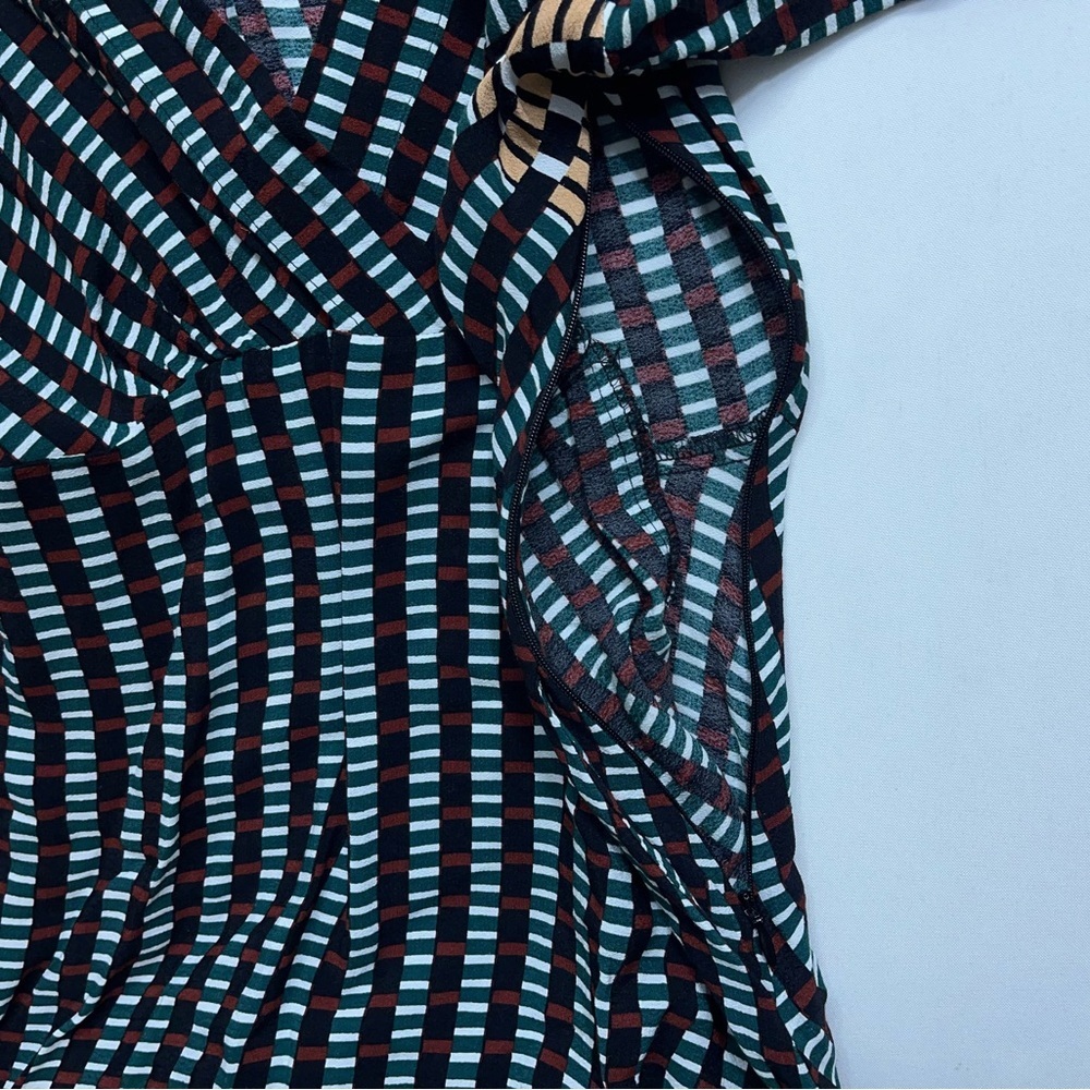 Anthropologie Maeve Long Sleeve A-Line Dress Womens Size 00 Zip Side Viscose - Picture 15 of 16